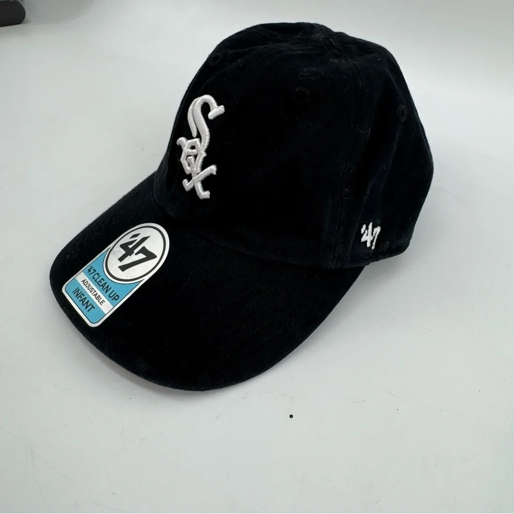 Chicago White Sox Infant MVP Black Adjustable Hat